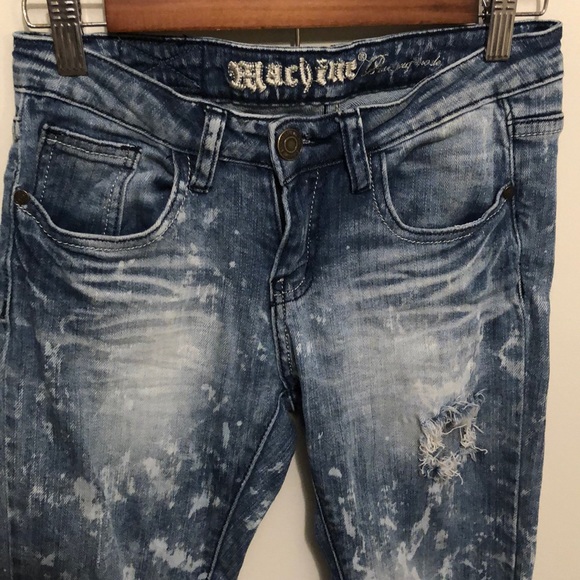 🤖 MACHINE DISTRESSED JEANS 🤖 - Picture 9 of 12